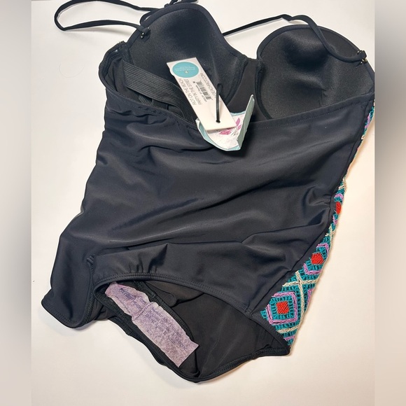 Beach Riot The Cleopatra Embroidered One Piece Swimsuit Resort Wear NWT - Picture 9 of 12